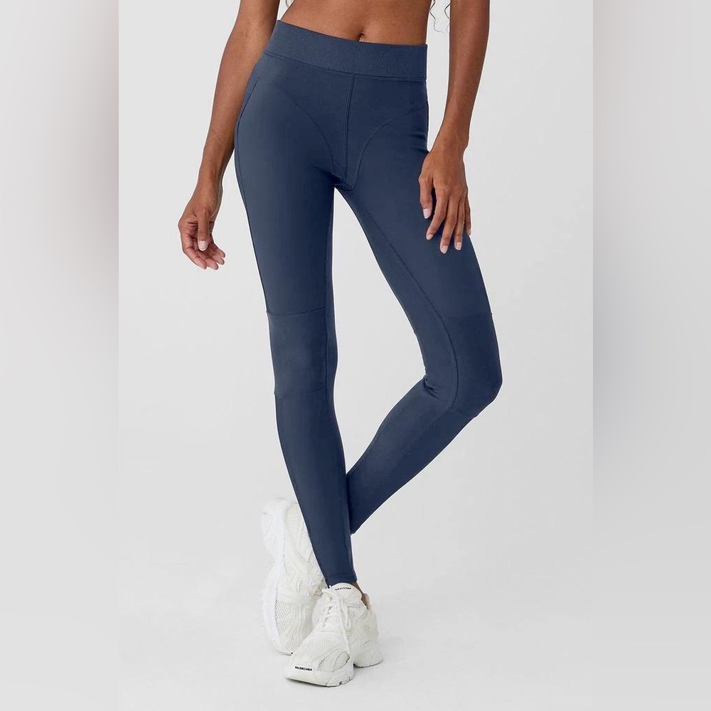 ✨ Alo Yoga Women's Alosoft High-Waist Head Start Legging — Navy Size XS✨